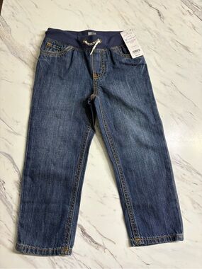 Carter's Blue Denim Knit-Waist Jeans